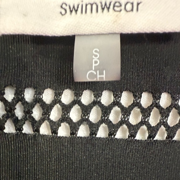 Calvin Klein Women Swimsuit Cover Up Open Knit Stripes Tunic Black Size Small - Picture 6 of 13